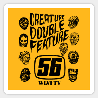 Creature Double Feature Classic Monsters Sticker